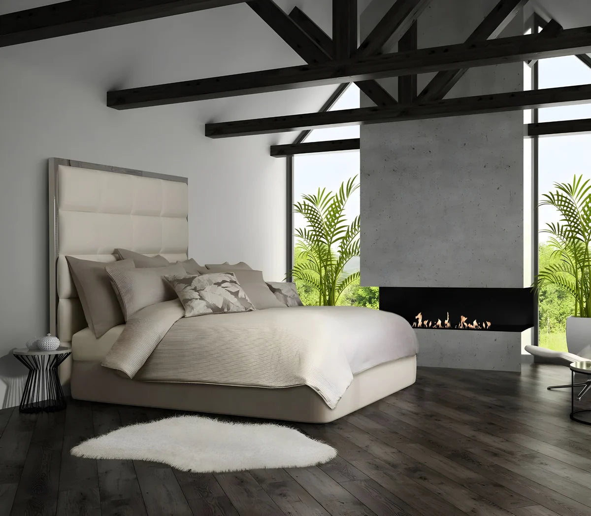 Caminetto da incasso trifacciale  Realized