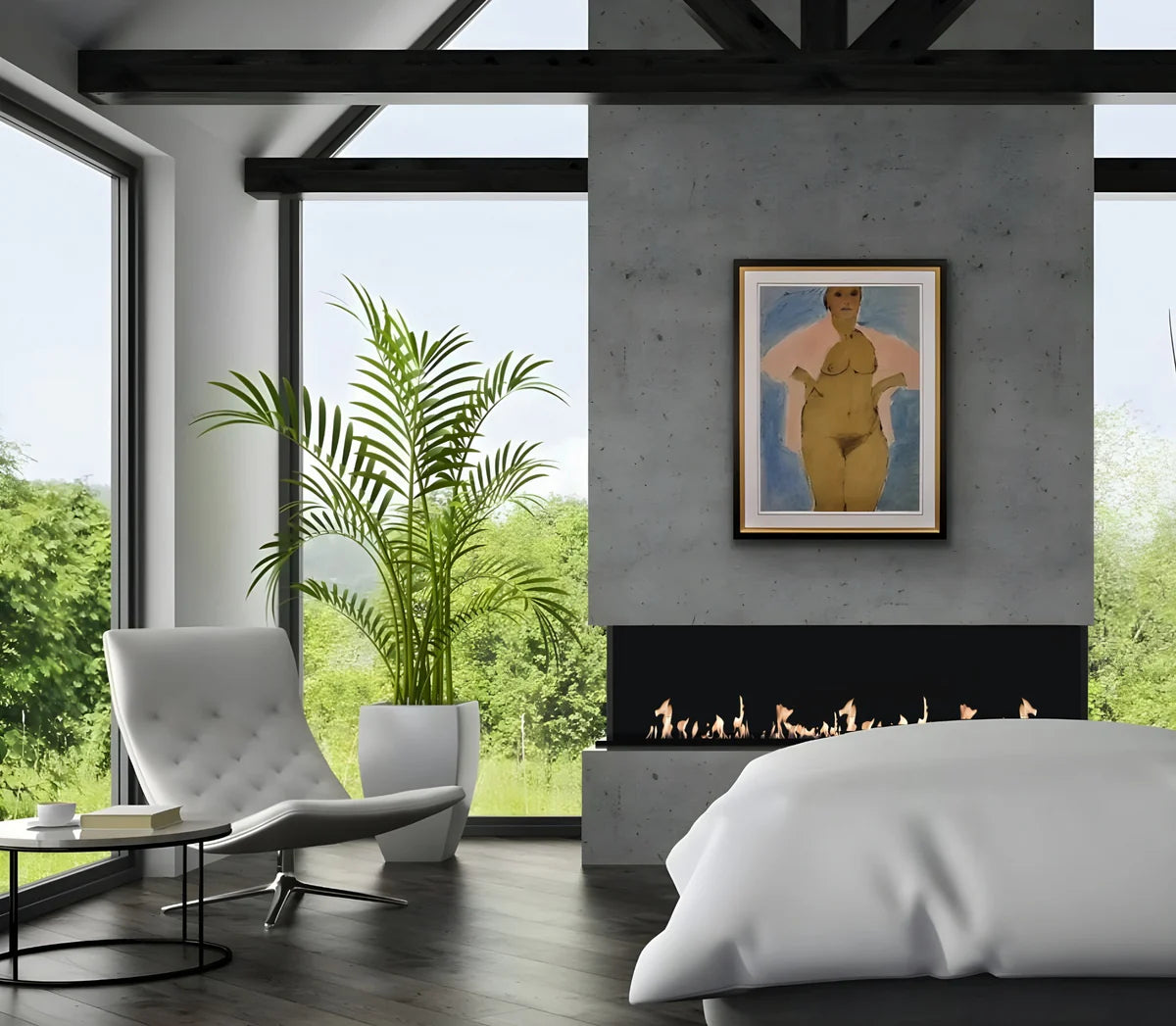 Caminetto da incasso trifacciale  Realized