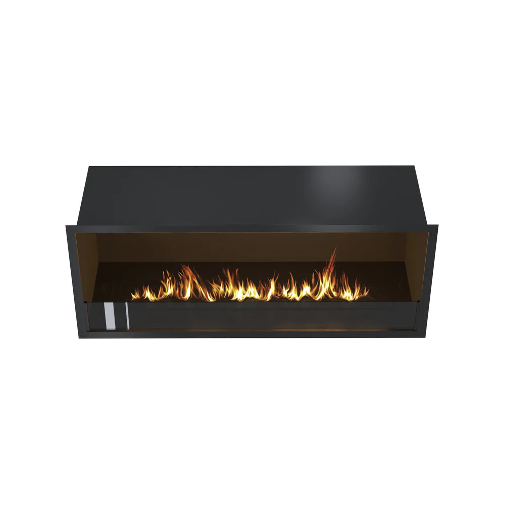 Caminetto monofacciale da incasso SELECTED 120 cm