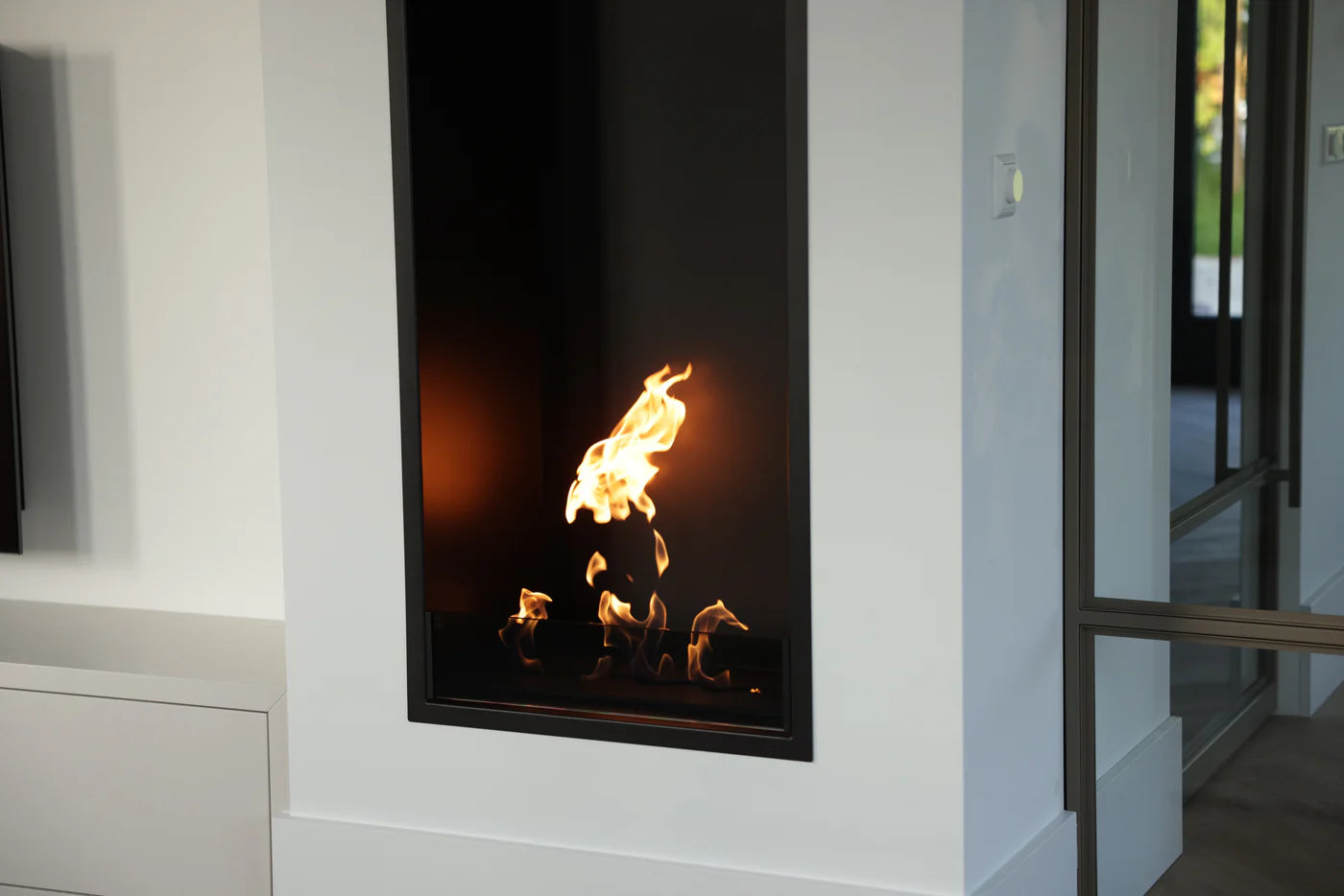 Caminetto verticale monofacciale da incasso SELECTED 70X120