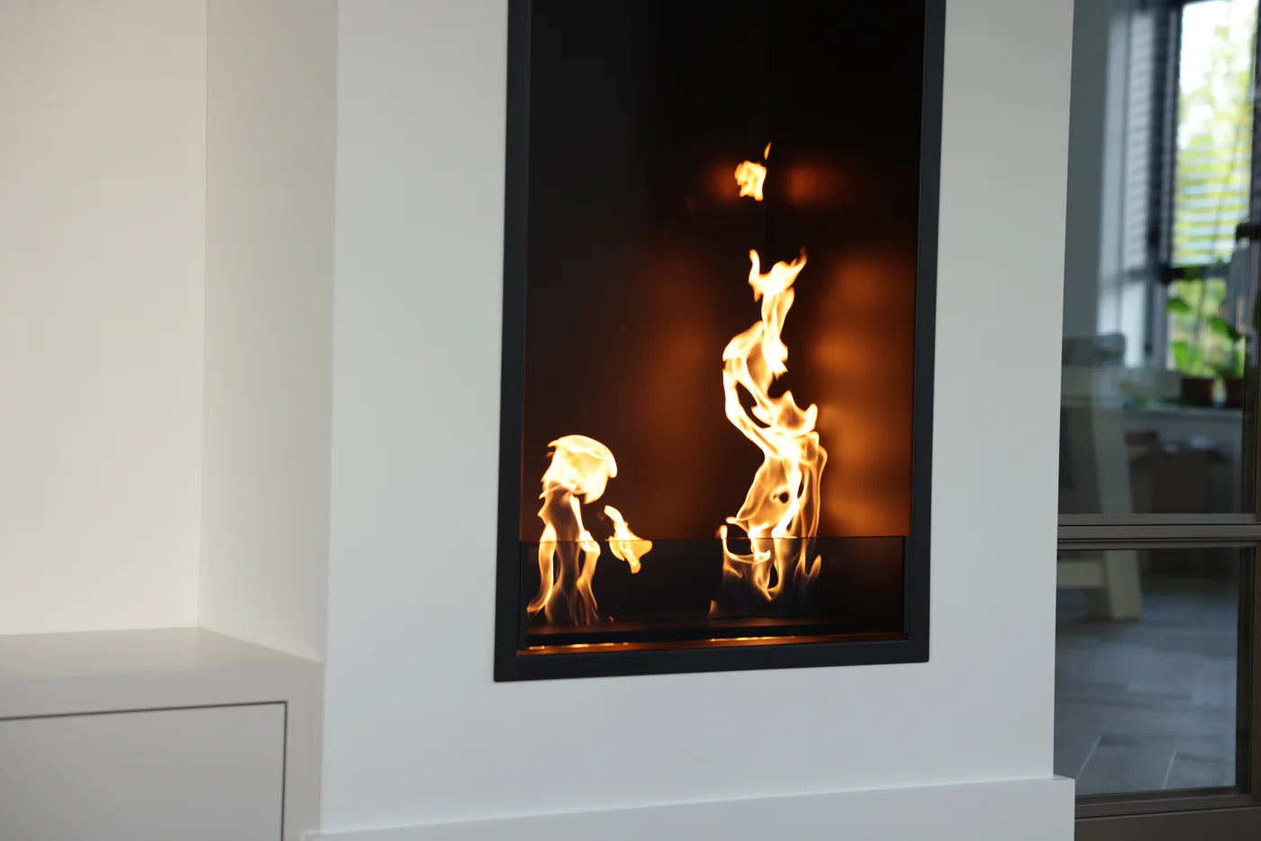 Caminetto verticale monofacciale da incasso SELECTED 70X120