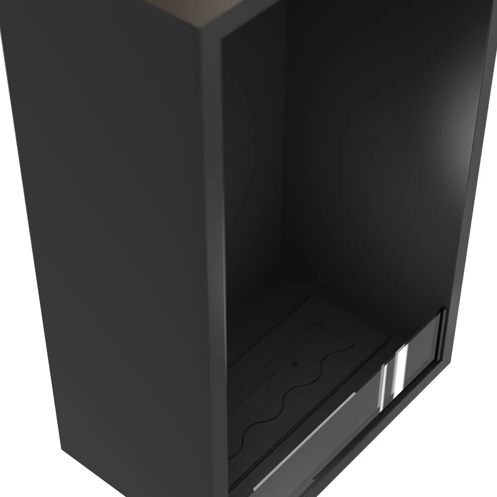 Caminetto verticale monofacciale da incasso SELECTED 70X120