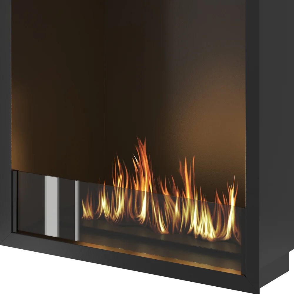 Caminetto verticale monofacciale da incasso SELECTED 70X120