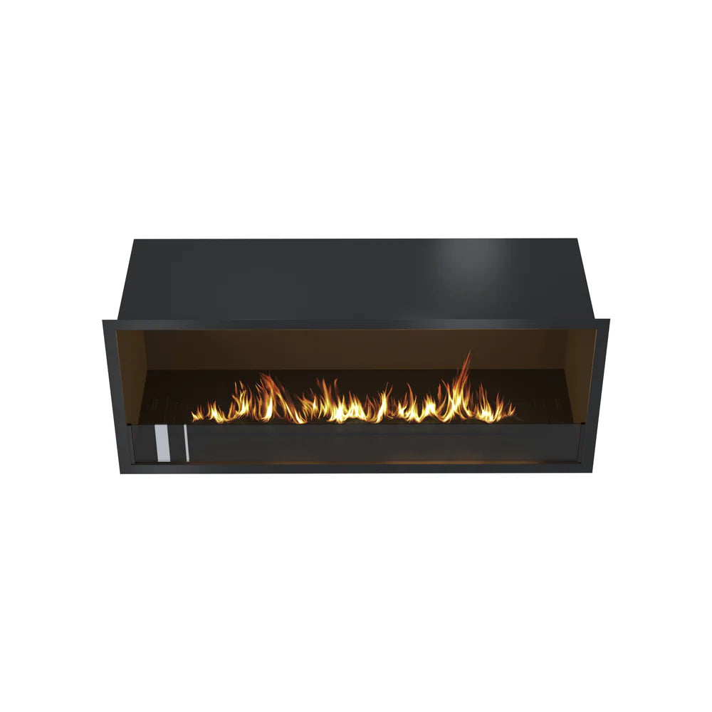 Caminetto monofacciale da incasso SELECTED 100 cm