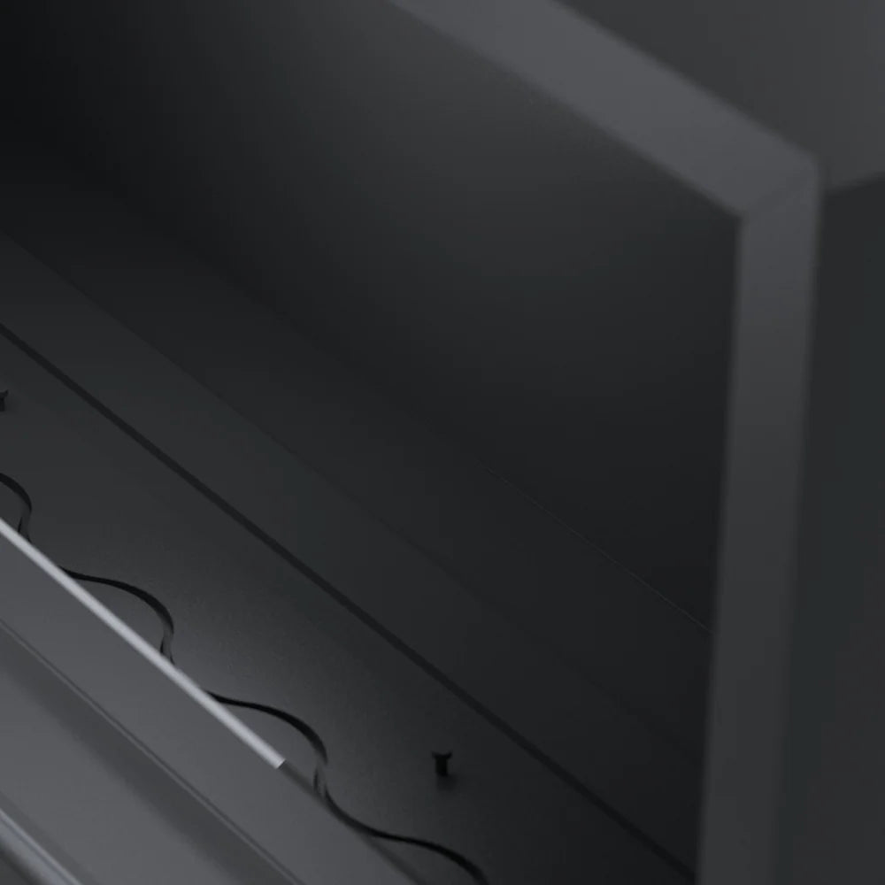 Caminetto monofacciale da incasso SELECTED 90 cm