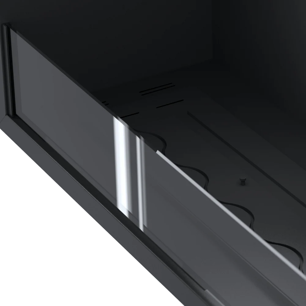 Caminetto monofacciale da incasso SELECTED 90 cm